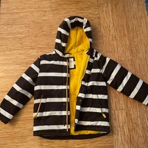 Mini Boden 7-8 y puffy jacket lined with soft polar fleece